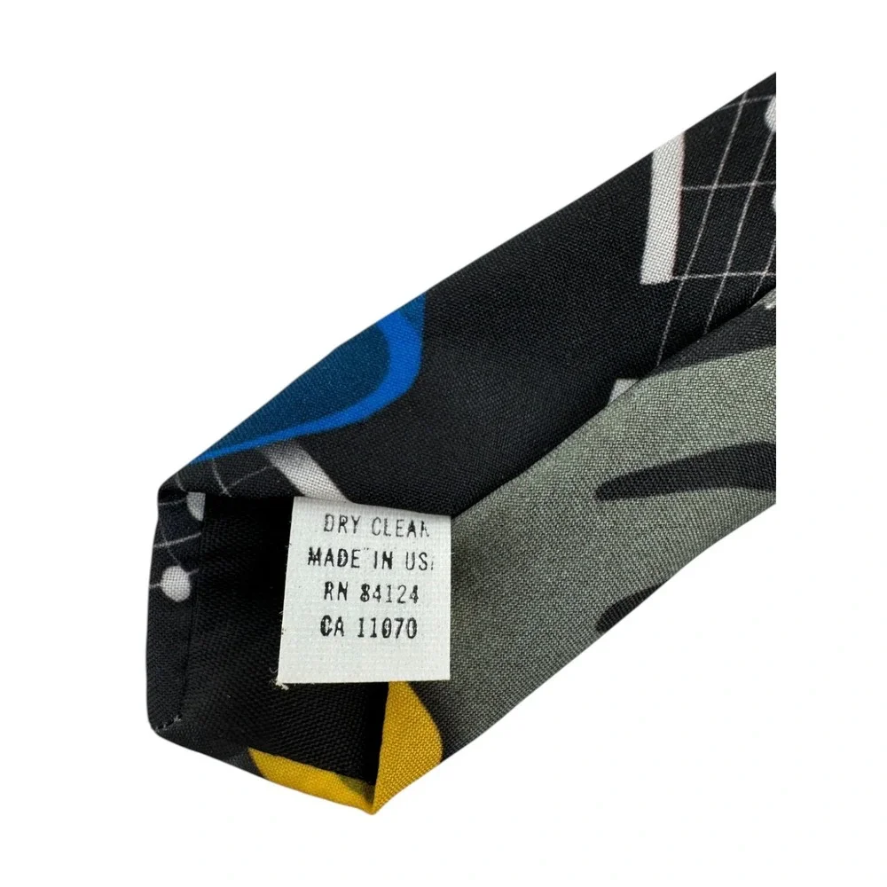 Ralph Marlin Musical Notes II 1998 Novelty Men's Multicolor Neck Tie